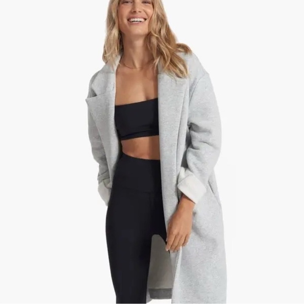 Vuori Gray Long Coat